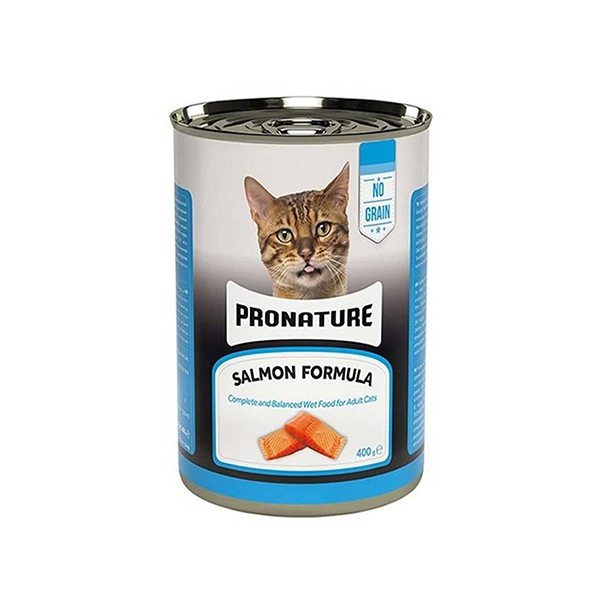 Pronature Tahılsız Somonlu Ezme Yetişkin Kedi Konservesi 400 Gr - 1