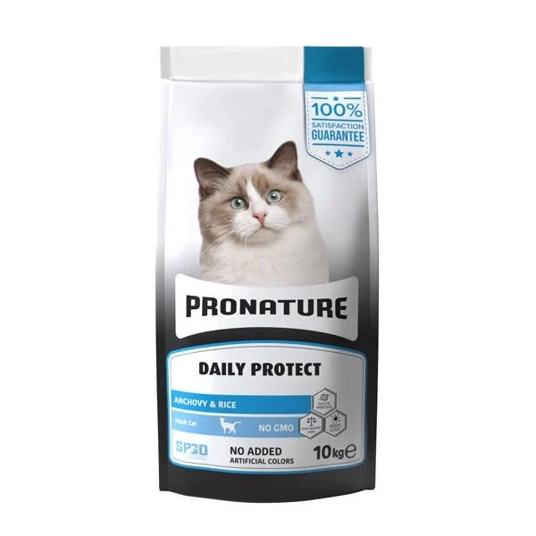 Pronature Yetişkin Kedi Maması (Daily Protect) Hamsili ve Pirinçli 10 KG - 1