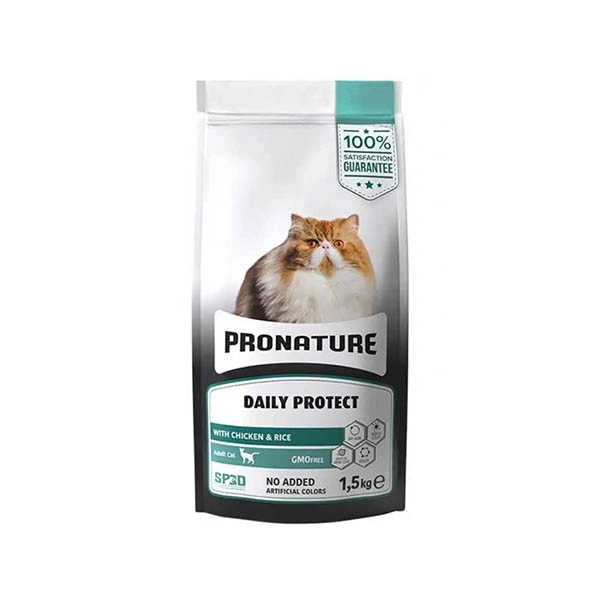 Pronature Yetişkin Kuru Kedi Maması (Daily Protect) Tavuk Etli ve Pirinçli 1.5 kg - 1