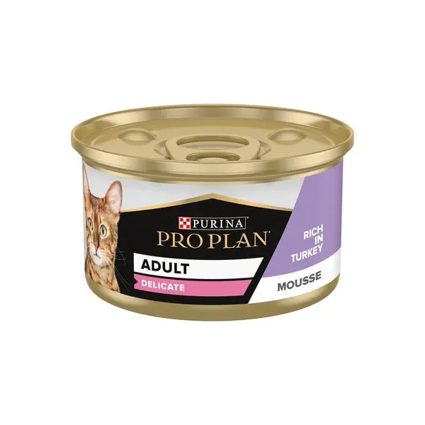ProPlan Delicate Hindili Kedi Konservesi 85 gr X 24 Adet - 1