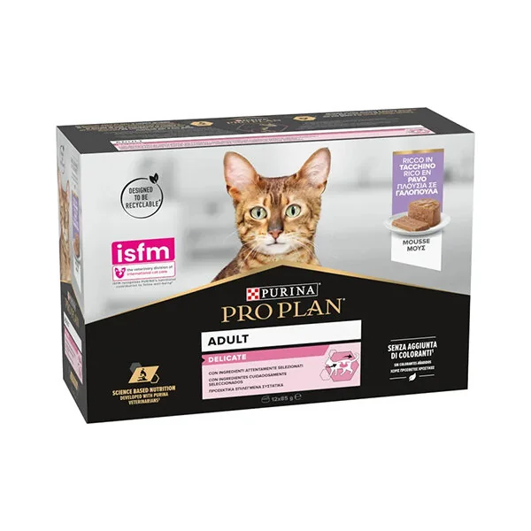 ProPlan Delicate Hindili Kedi Konservesi 85 gr X 24 Adet - 2
