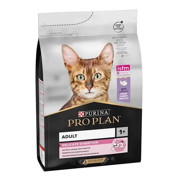Pro Plan Delicate Hindili Seçici Yetişkin Kedi Maması 3 kg - 1