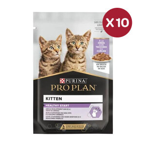 Pro Plan Hindi Etli Yavru Kedi Pouch 85 Gr x 10
