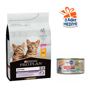 Pro Plan Kitten Tavuklu Yavru Kedi Maması 3 kg
