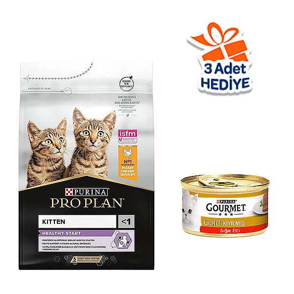 Pro Plan Kitten Tavuklu Yavru Kedi Maması 3 kg