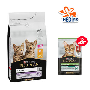Pro Plan Kitten Tavuklu Yavru Kedi Maması 10 kg