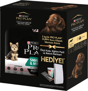 ProPlan Küçük Irk Somonlu Yavru Köpek Maması 3 kg + Eğitim Pedi Hediyeli