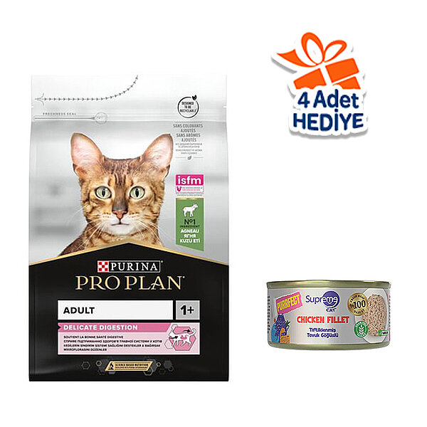 Pro Plan Delicate Kuzu Etli Seçici Yetişkin Kedi Maması 10 kg