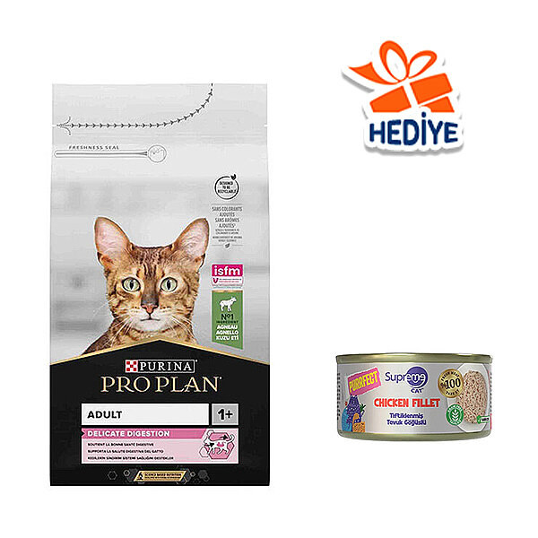 Pro Plan Delicate Kuzu Etli Seçici Yetişkin Kedi Maması 1.5 KG