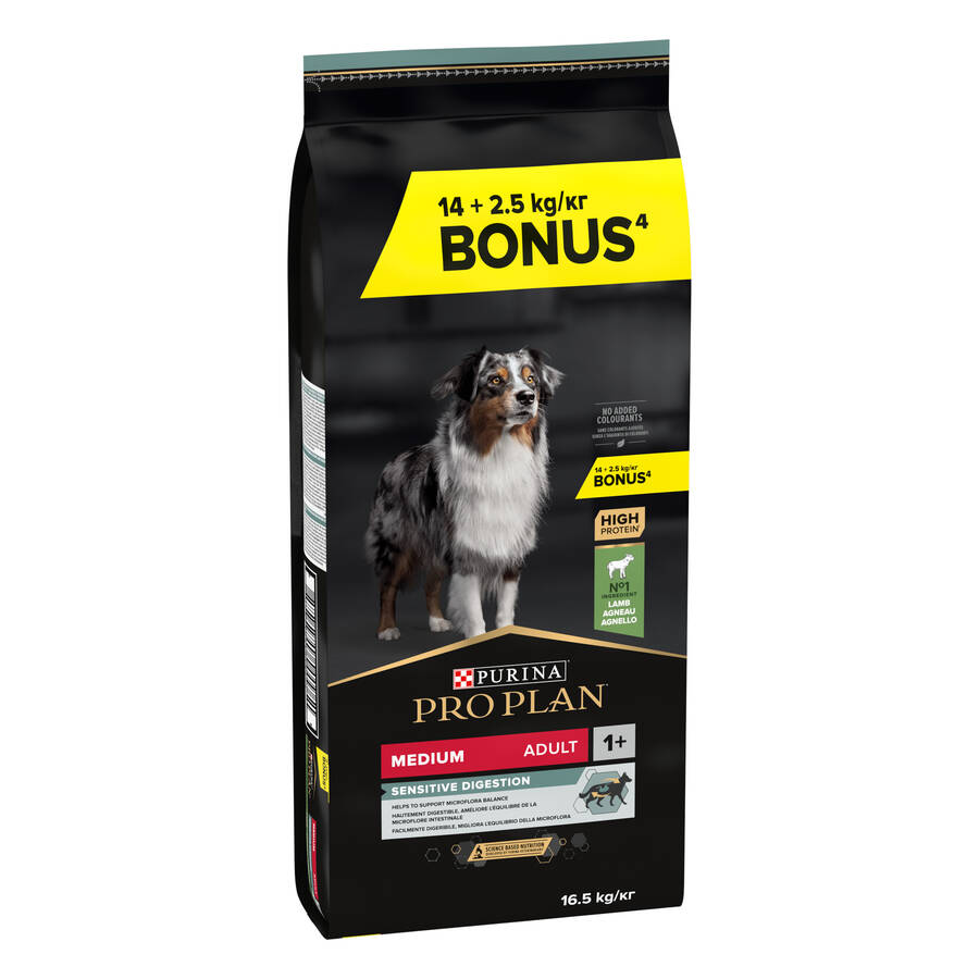 Pro Plan Sensitive Digestion Kuzu Etli Yetişkin Köpek Maması 14kg + 2,5 kg HEDİYE! - 1