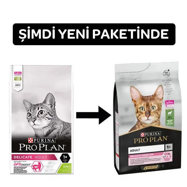 Pro Plan Delicate Kuzu Etli Seçici Yetişkin Kedi Maması 3 kg - 2