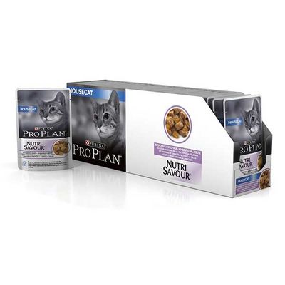 Pro Plan Nutri Savour HouseCat Yaş Kedi Maması 85 GR - 3