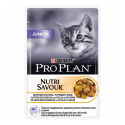 Pro Plan Nutri Savour Kitten Tavuklu Yavru Kedi Yaş Maması 85 gr