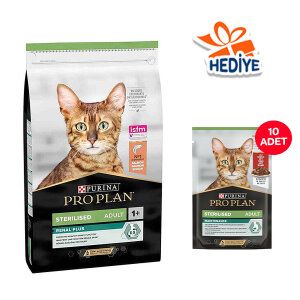 Pro Plan Sterilised Somonlu Kısırlaştırılmış Yetişkin Kedi Maması 10 kg