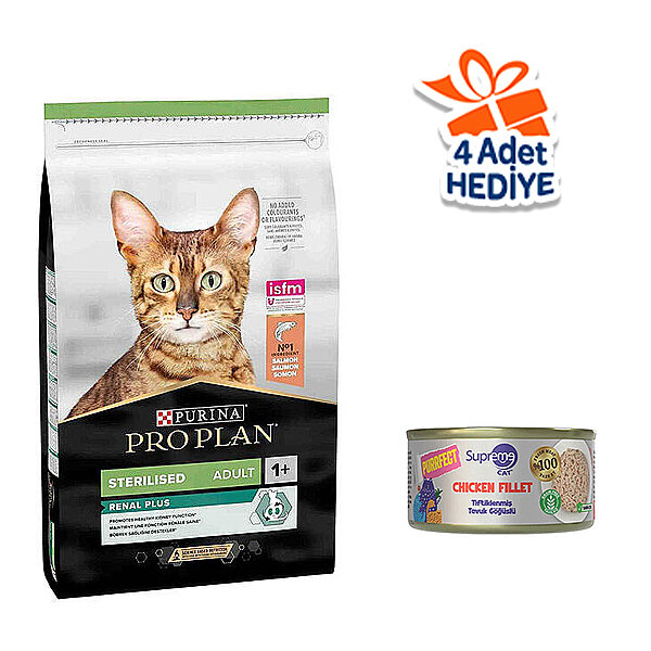 Pro Plan Sterilised Somonlu Kısırlaştırılmış Yetişkin Kedi Maması 10 kg - 1