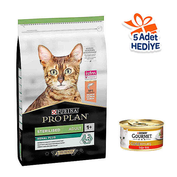 Pro Plan Sterilised Somonlu Kısırlaştırılmış Yetişkin Kedi Maması 10 kg - 1