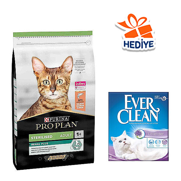Pro Plan Sterilised Somonlu Kısırlaştırılmış Yetişkin Kedi Maması 10 kg - 1