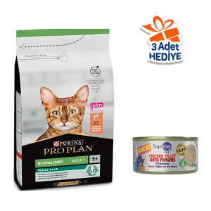 Pro Plan Sterilised Somonlu Kısırlaştırılmış Yetişkin Kedi Maması 3 kg