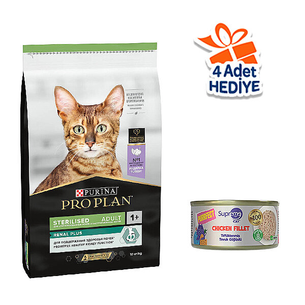 Pro Plan Sterilised Hindili Kısırlaştırılmış Yetişkin Kedi Maması 10 kg - 1