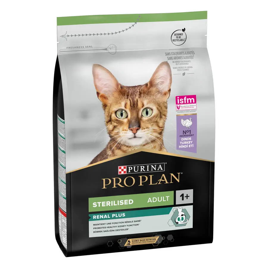 Pro Plan Sterilised Hindili Kısırlaştırılmış Yetişkin Kedi Maması 3 kg - 1