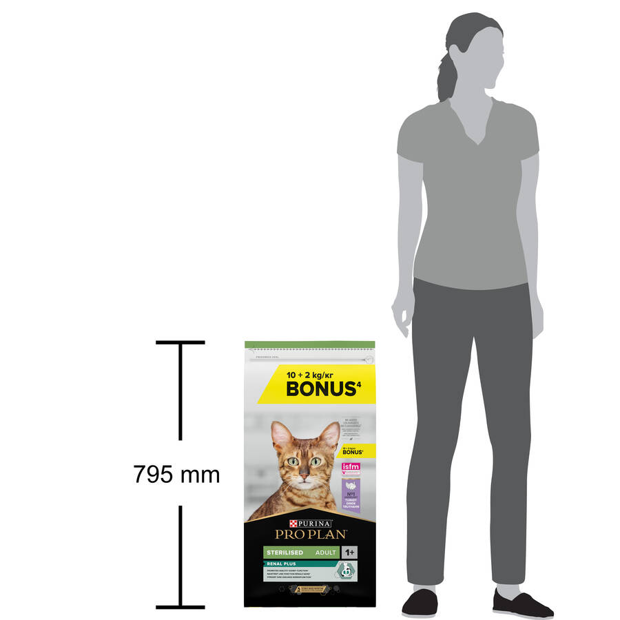 Pro Plan Sterilised Hindili Kısırlaştırılmış Yetişkin Kedi Maması 10 kg + 2 kg HEDİYE! - 4