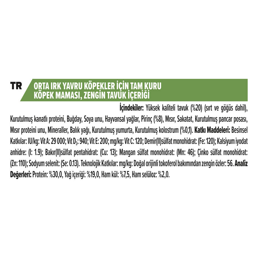 Pro Plan Puppy Healthy Start Tavuklu Yavru Köpek Maması 14 kg - 6