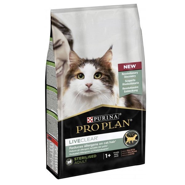 Pro Plan Live Clear Sterilised Somonlu Kısırlaştırılmış Yetişkin Kedi Maması 1,4 kg - 1