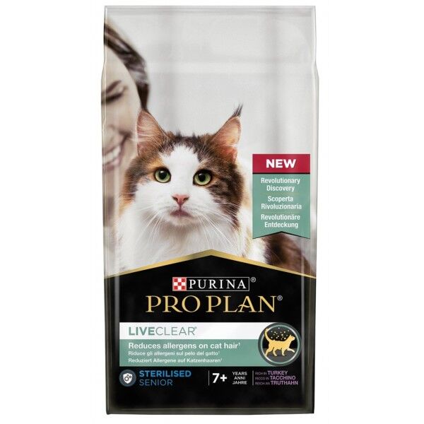 Pro Plan Live Clear Sterilised Hindili Kısırlaştırılmış Yaşlı Kedi Maması 1,4 kg - 1