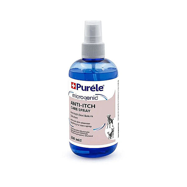 Purele Anti Itching Kedi Ve Köpekler İçin Kaşıntı Giderici Koruyucu Sprey 250ml