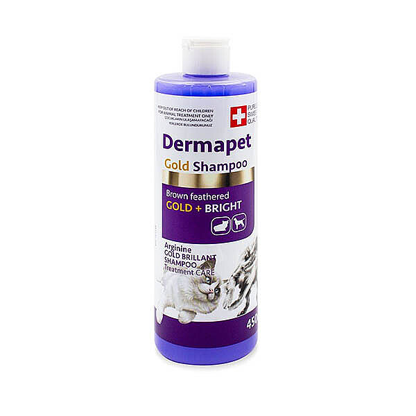 Purele Kahverengi Tüyler İçin Dermatolojik Kedi Köpek Şampuanı 450 ml - 1