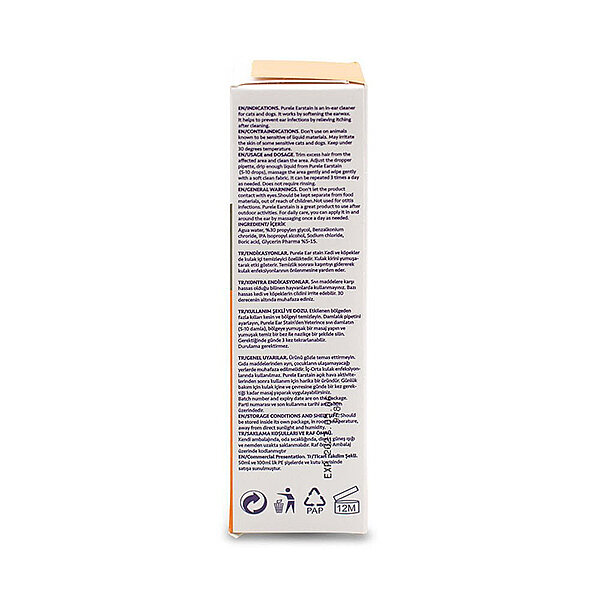 Purele Kedi ve Köpek Kulak Temizleme Solüsyonu 50 ml - 4