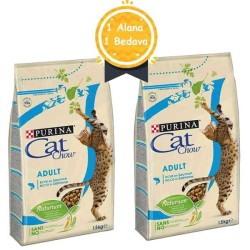 Purina Cat Chow Adult Tuna ve Somon Balıklı Kedi Maması 1.5 KG + 1.5 KG