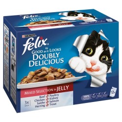 Felix Karışık Yaş Kedi Maması 100 GR * 20 ADET