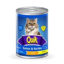 Quik Somon ve Karidesli Kedi Yaş Maması 415 GR