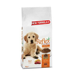 Reflex Biftekli Büyük Irk Yavru Köpek Maması 15 KG
