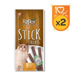 Reflex Biftekli Kedi Ödül Çubugu 5 GR * 3 ADET x 2 Adet