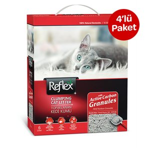 Reflex Granül Topaklanan Kedi Kumu 6 LT x 4 Adet