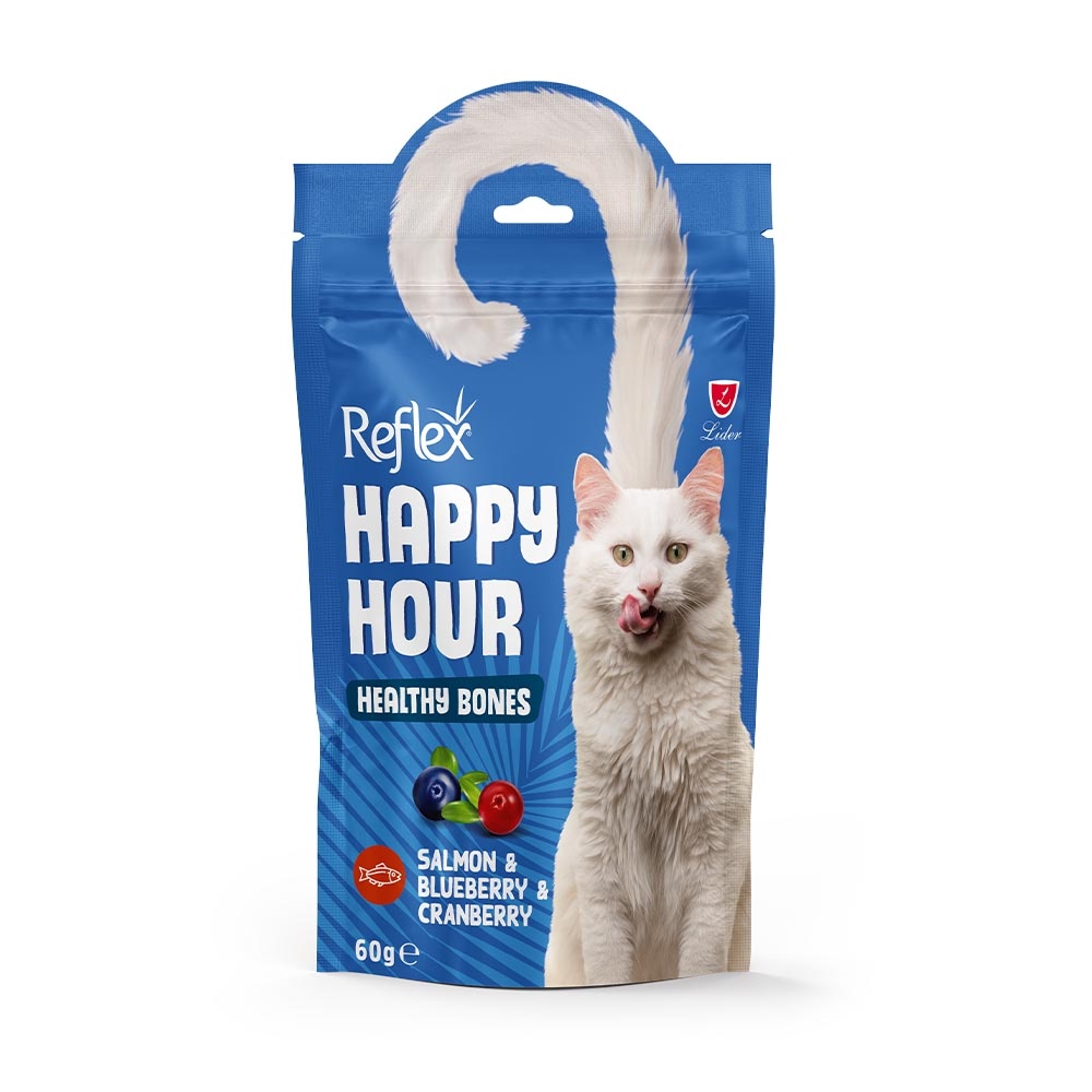 Reflex Happy Hour Sağlıklı Kemikleri Destekleyici Kedi Ödül Maması 60 g - 1