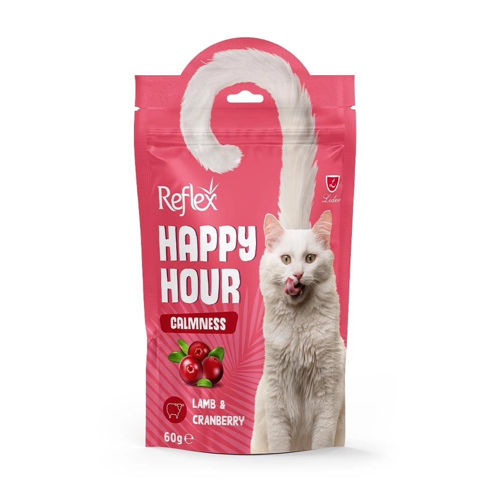 Reflex Happy Hour Sakinleşmeyi Destekleyici Kedi Ödül Maması 60gr - 1