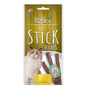 Reflex Hindili ve Kuzulu Tahılsız Kedi Ödül Çubuğu 15 g (3'lü) - 2