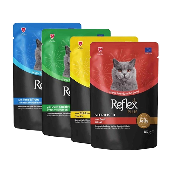 Reflex Karışık Soslu Kedi Yaş Maması Kedi Pouch 85 Gr X 24 Adet - 3