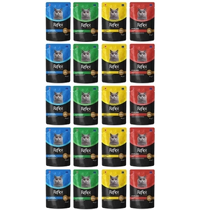 Reflex Karışık Soslu Kedi Yaş Maması Kedi Pouch 85 Gr X 24 Adet - 2