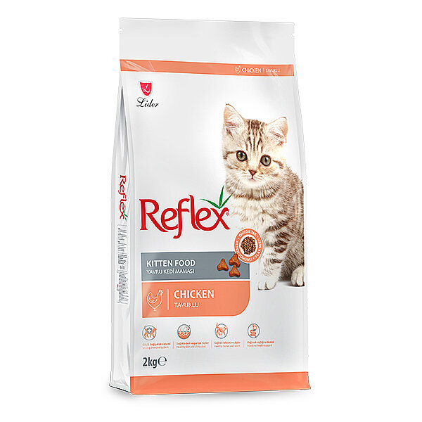 Reflex Tavuklu ve Pirinçli Yavru Kedi Maması 2 kg - 1