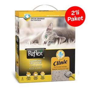 Reflex Klinik Kedi Kumu 6 Litre x 2 Adet