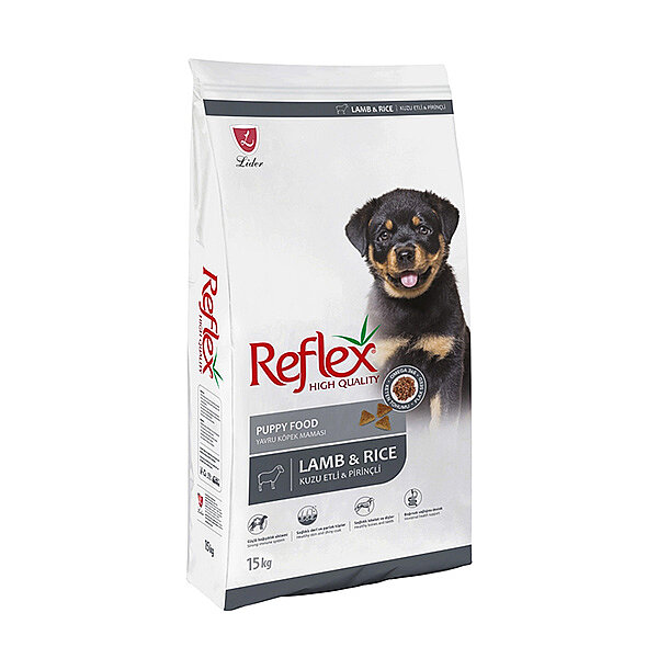 Reflex Kuzu Etli ve Pirinçli Yavru Köpek Maması 15kg - 1