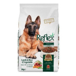 Reflex Kuzu Etli ve Sebzeli Köpek Maması 3 KG