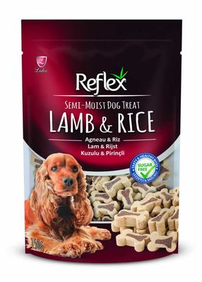 Reflex Kuzulu Pirinçli Yarı Yumuşak Köpek Ödül Maması 150 Gr - 1