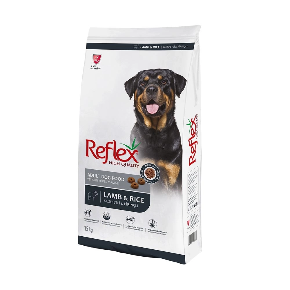 Reflex Kuzulu Pirinçli Yetişkin Köpek Maması 15 Kg - 1