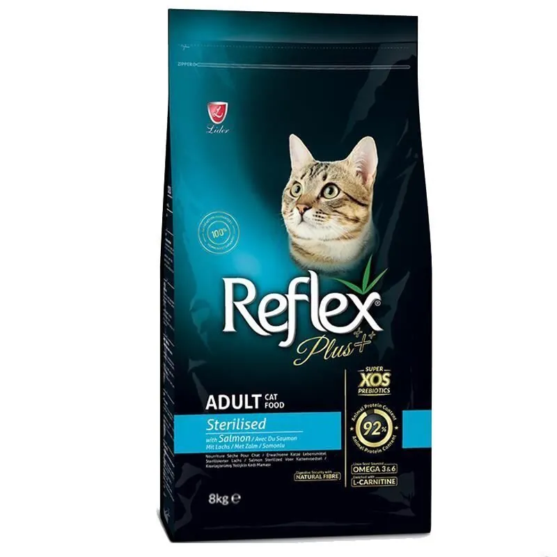 Reflex Plus Somonlu Kısırlaştırılmış Kedi Maması 8 Kg - 1