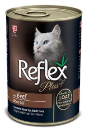 Reflex Plus Biftekli Kedi Yaş Maması Pate İçinde Et Parçacıklı 400 GR
